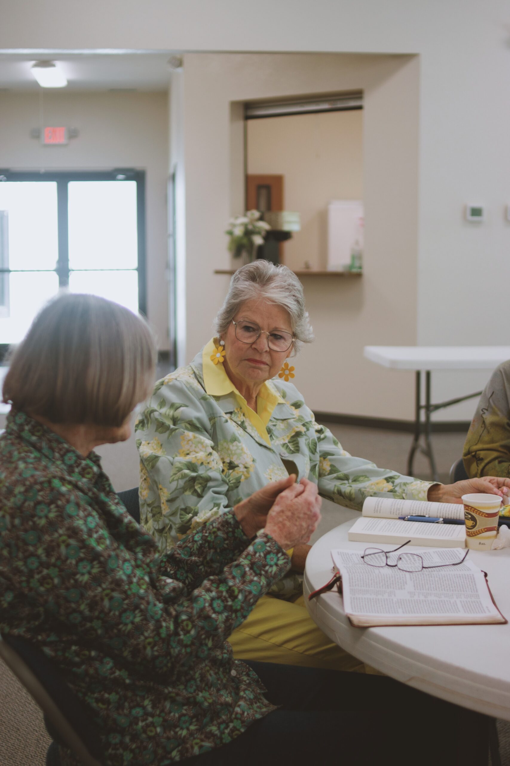 ladies enjoying a conversation